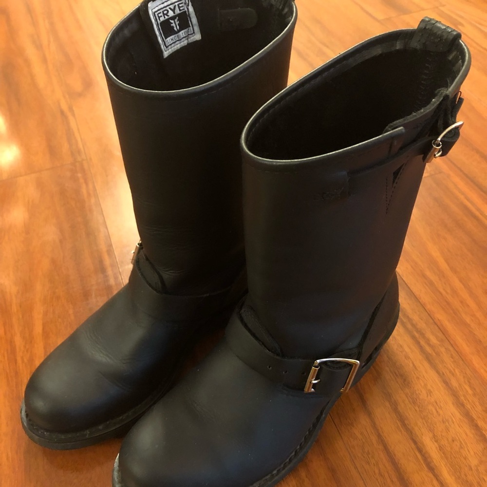 Frye Moto Boot Black US 7